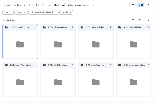 Khóa học Thiết kế Slide Powerpoint Khóa học Thiết kế Slide Powerpoint trong doanh nghiệp
