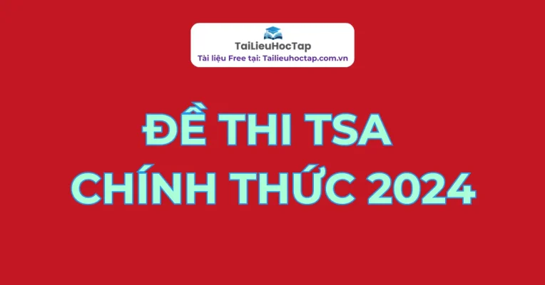 ĐỀ THI TSA