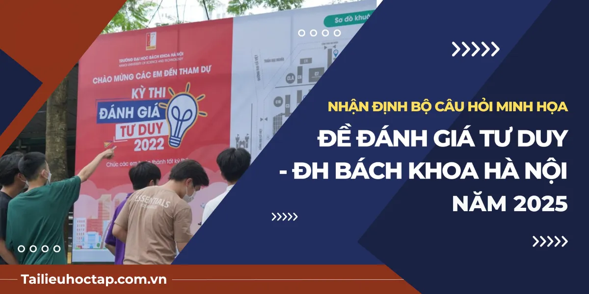 Đề thi thử TSA (Do ĐHBKHN soạn) | Kỳ thi Đánh giá tư duy ĐH BKHN 2026 Đề thi thử
